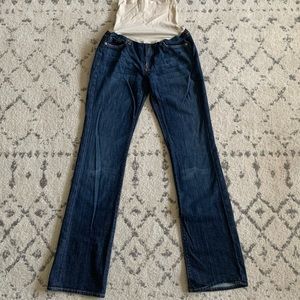 7 for all mankind pea in the pod bootcut maternity jeans